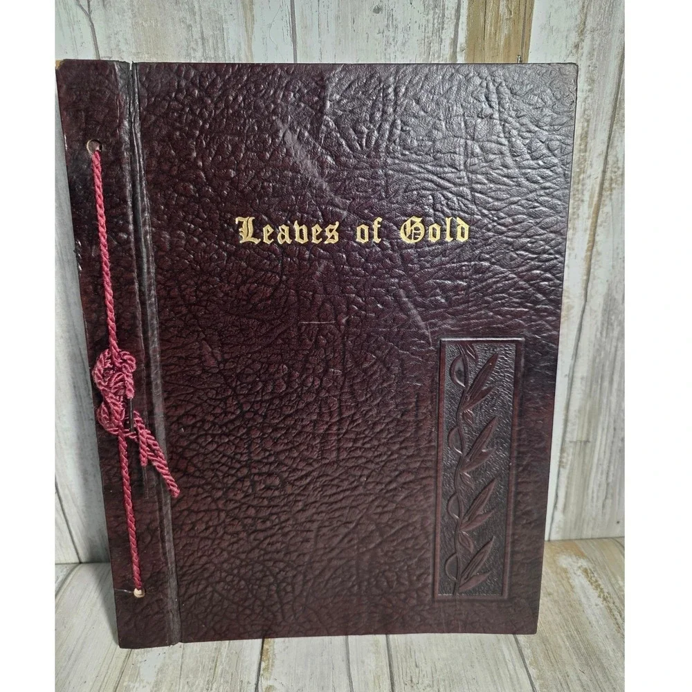 Leaves of Gold Anthology Clyde Francis Lytle 1964 Revised Edition Brown Cord Tie